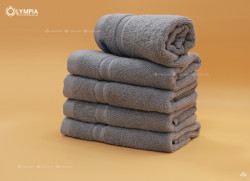 Khăn tắm Olympia Premium Anna màu xám 60x120cm 
