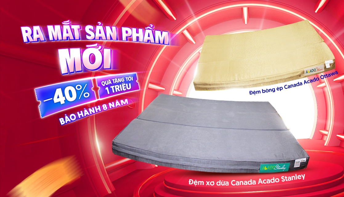 Ra mắt đệm Canada Acado