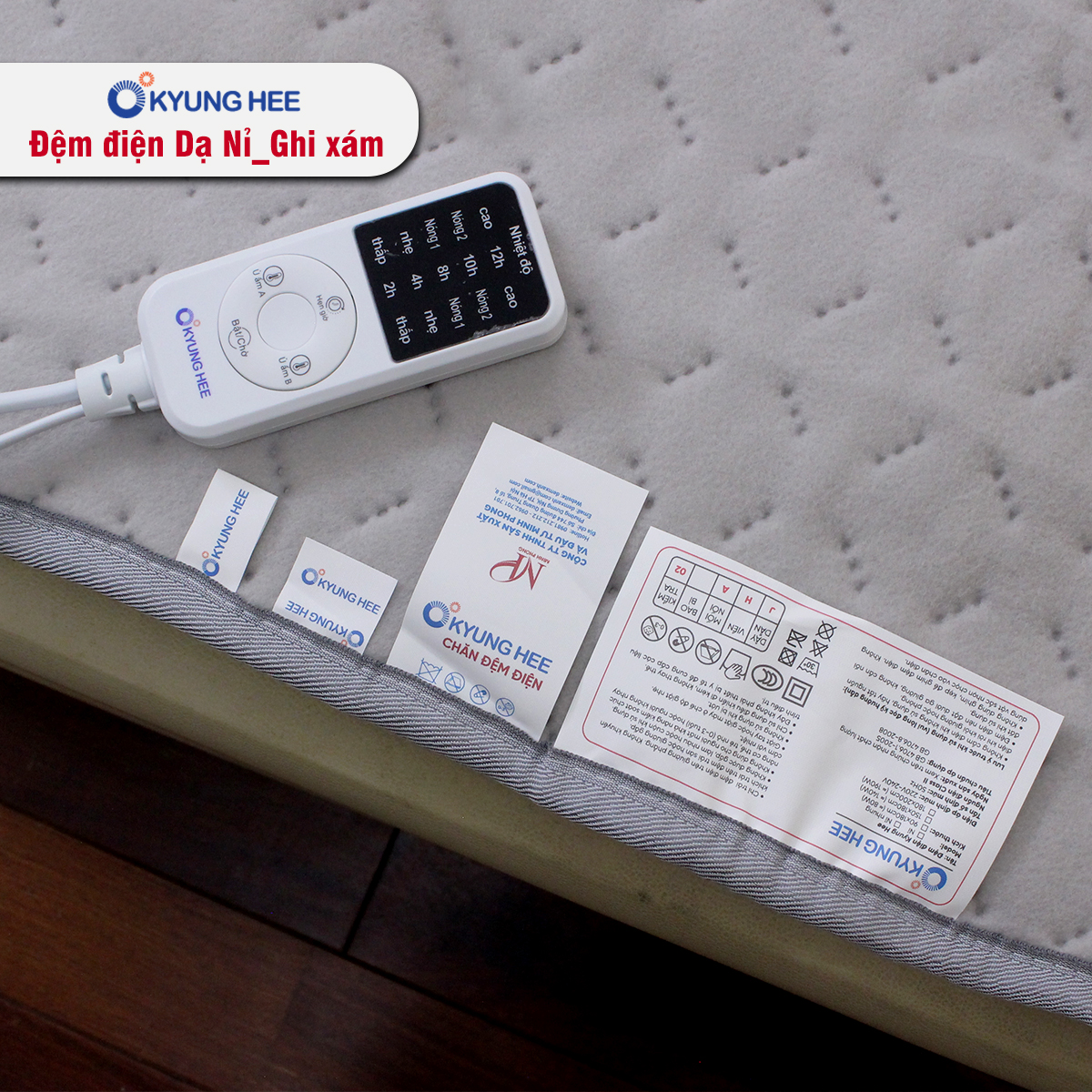 Sản phẩm đi kèm tem mác đầy đủ, nguồn gốc xuất xứ rõ ràng 