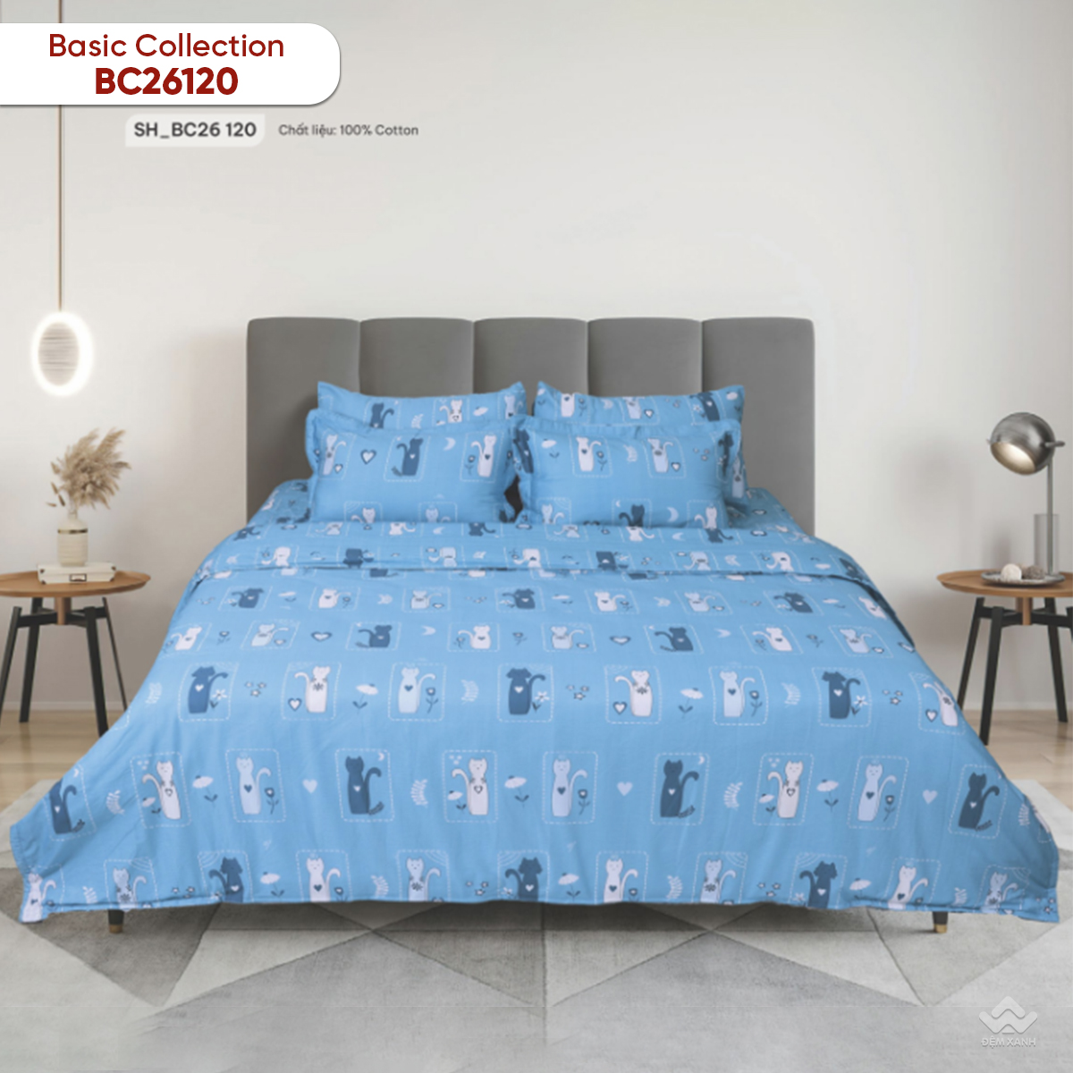 Ga gối Sông Hồng Basic Cotton là sự lựa chọn hoàn hảo cho gia đình trẻ hoặc người độc thân