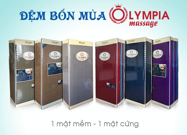 Đại lý bán đệm bốn mùa Olympia massage chính hãng tại Hà Nội