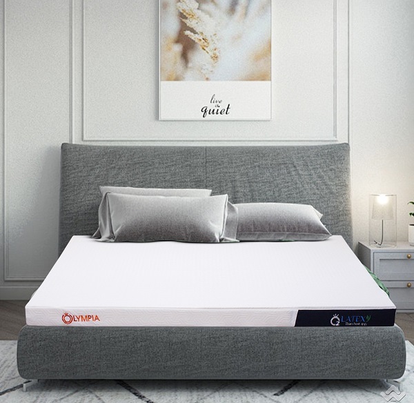 Đệm cao su than hoạt tính Olympia O2 vải cool lạnh