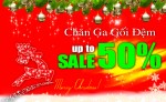 Merry christmas: Giảm giá chăn ga gối đệm sale up to 50%