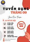 ĐỆM XANH TUYỂN DỤNG THÁNG 09/2026