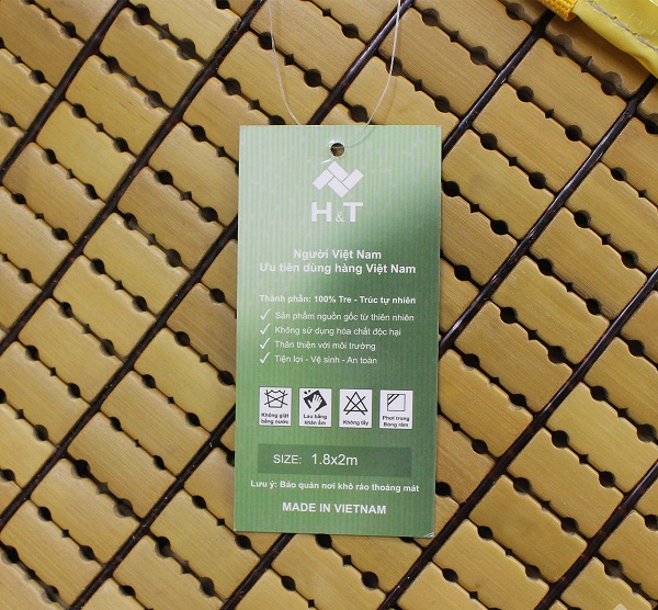 Chiếu trúc Hương Trúc hạt nâu