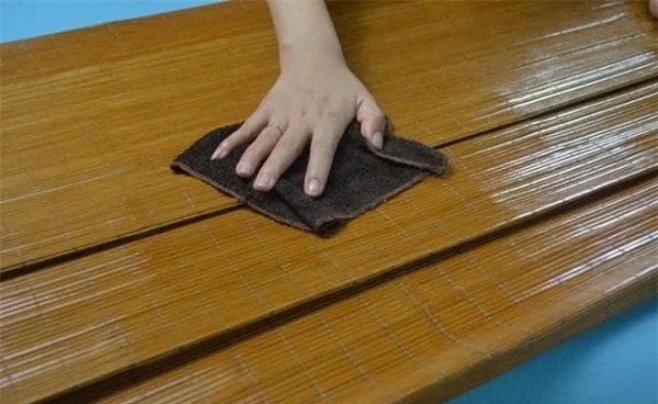 Cách giặt chiếu tre điều hòa