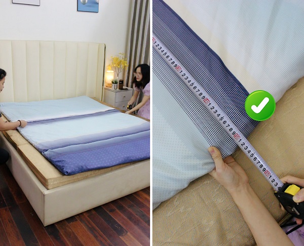 Cách đo ruột chăn, chăn đông chính xác nhất