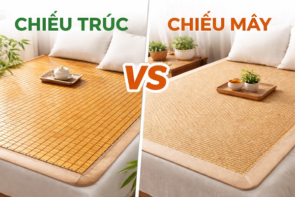 Chiếu mây hay chiếu trúc mát hơn? Đâu là lựa chọn lý tưởng cho mùa hè