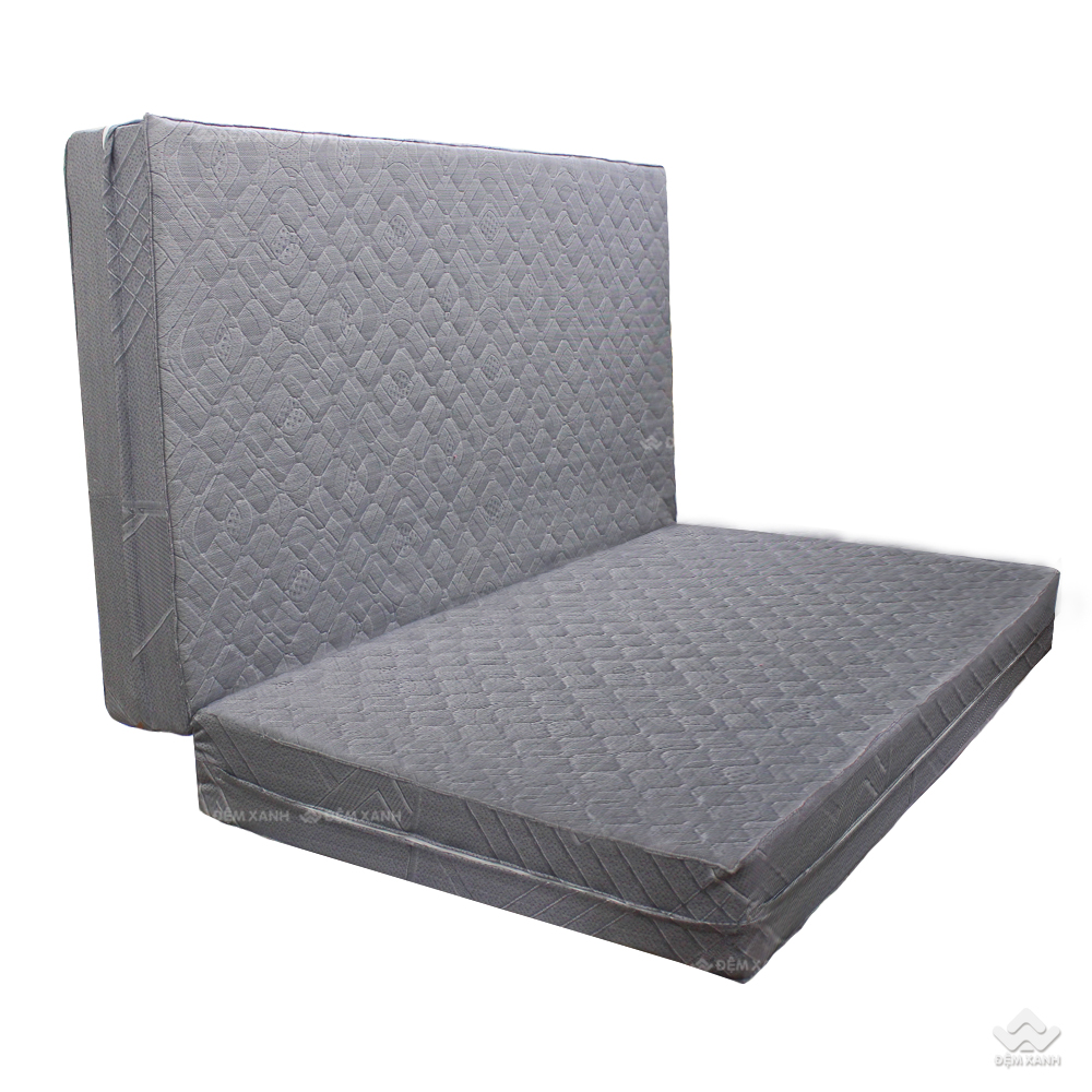  Áo đệm cao su gấm chần gấp 2- có khóa kéo 1