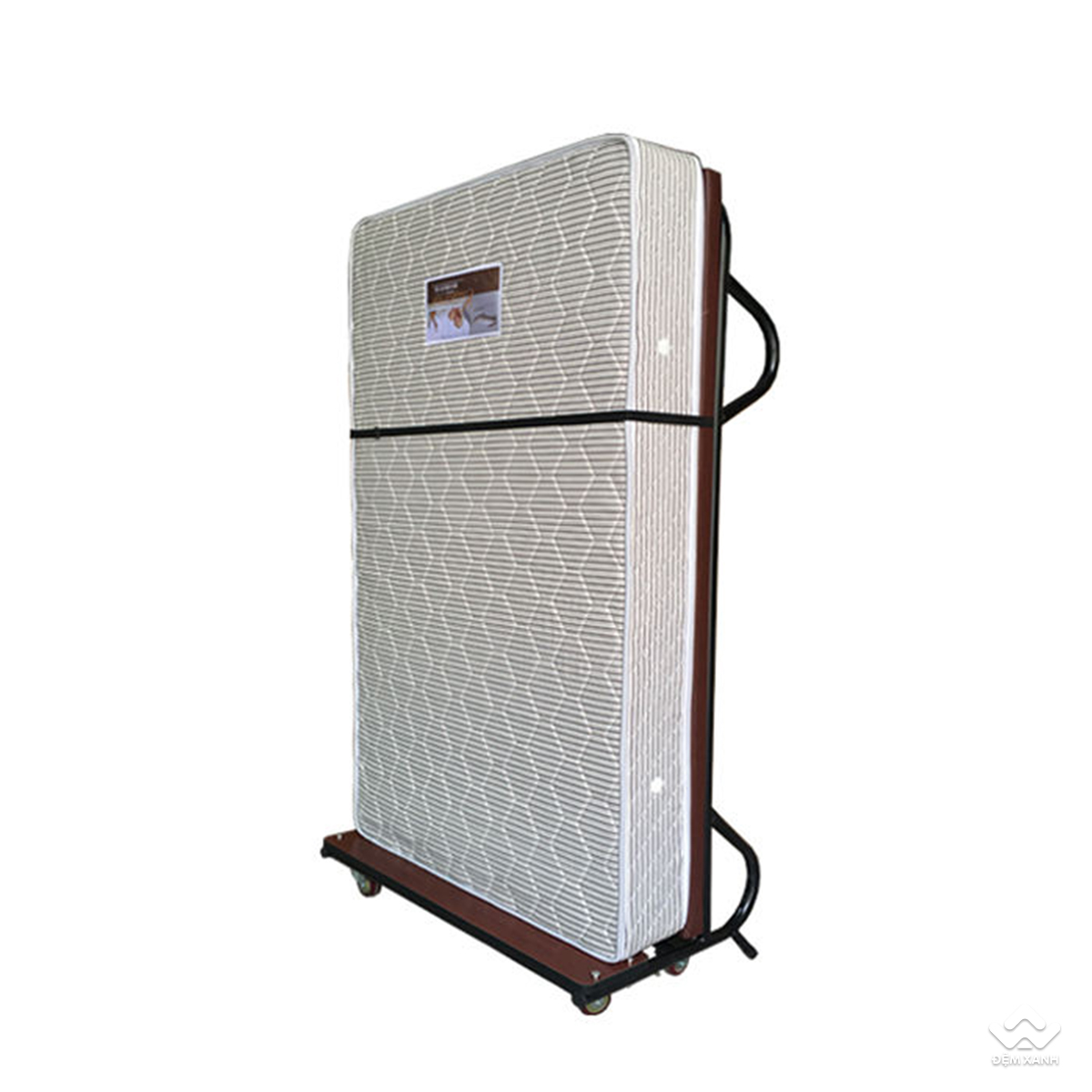 Giường phụ khách sạn Olympia 100x200 cao 60cm khung sắt đệm lò xo đứng 6