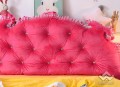 Kê đầu giường khuy màu hồng#7