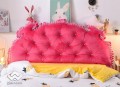Kê đầu giường khuy màu hồng#1