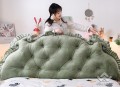 Kê đầu giường Khuy màu xanh rêu#2
