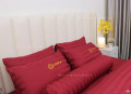 Chăn ga gối khách sạn Olympia cotton lụa 7 món OCL7M01 màu đỏ#16