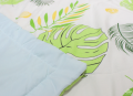Chăn hè đũi Nhật in hình lá cây nhiệt đới #5