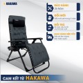 Ghế xếp thư giãn Hakawa HK-G22 (kèm đệm)#2