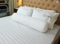 Chăn ga gối khách sạn Olympia cotton lụa 7 món OCL7M08 màu trắng#4