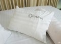 Chăn ga gối khách sạn Olympia cotton lụa 7 món OCL7M08 màu trắng#10