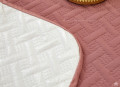 Bộ ga chun Cotton chống thấm màu hồng đào#4