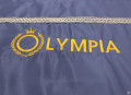 Chăn ga gối khách sạn Olympia  lụa thêu 5 món màu xanh than#17