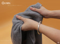 Khăn tắm Olympia Premium Anna màu xám 60x120cm #7