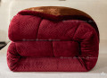 Chăn lông cừu Pháp Nicolas đỏ ruby NCL2301#6