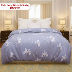 Chăn đông Olympia Spring vải cotton sợi mát OSP2511