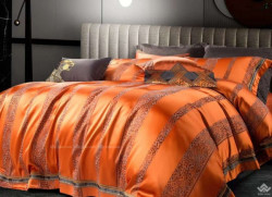 Bộ chăn ga gối Singapore King Luxury KL2124