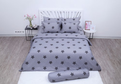 Bộ drap mền Sông Hồng Basic Cotton BC25116