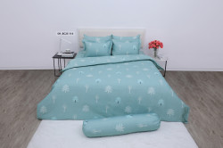 Bộ drap mền Sông Hồng Basic Cotton BC25114