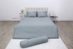 Bộ drap mền Sông Hồng Basic Cotton BC25119