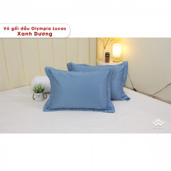 Vỏ gối đầu Olympia Lucas OL2406 xanh dương
