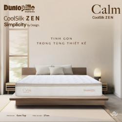 Đệm lò xo Dunlopillo Coolsilk Zen Calm cao 27cm