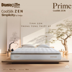 Đệm lò xo Dunlopillo Coolsilk Zen Prime cao 30cm