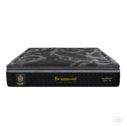 Đệm lò xo Dunlopillo Coolsilk Black Beaumont cao 38cm