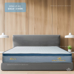 Đệm lò xo Everhome Gold 3 viền - cao 25cm
