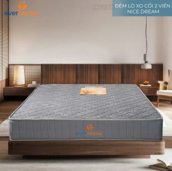 Đệm lò xo Everhome Nice Dream 2 viền - cao 22cm					