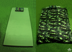 Đệm bông ép Olympia màu quân đội( xanh bộ đội hoặc ngụy)