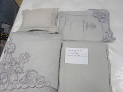 (TL) Bộ chăn ga gối Singapore Đế Vương 8 - 10 món DV10244