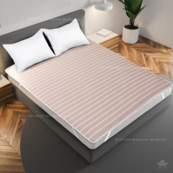 Chiếu điều hòa 4D Hanvico Cool Mattress kẻ kem