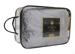 Chăn lông tuyết Blanket 2.5kg màu xám ghi