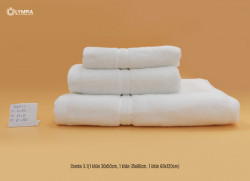 Combo khăn Anna 3.1: 1 khăn mặt + 1 khăn gội + 1 khăn tắm 60x120