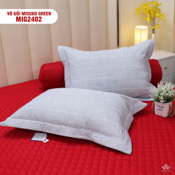 Vỏ gối đầu Misuko Green MI2402