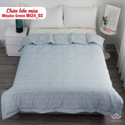 Chăn bốn mùa Nhật Bản Misuko Tencel Green MI2402