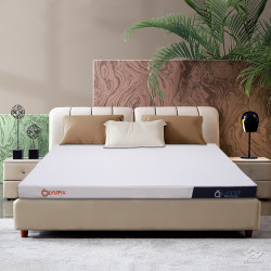 Đệm cao su Olympia O2 vải cool lạnh (đệm cao su thiên nhiên 100%)