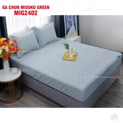 Bộ chăn ga gối Nhật Bản Misuko Tencel Green MIG2402