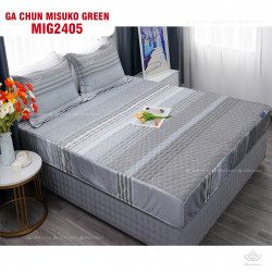 Bộ chăn ga gối Nhật Bản Misuko Tencel Green MIG2405