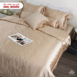 Bộ chăn ga gối gấm lạnh Nhật Bản Misuko Haru MIHAR02