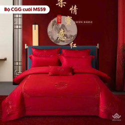 Chăn ga gối cưới mẫu MS59