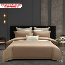 Chăn ga gối cotton cao cấp 4 món CTNK03 Nhã Mộc